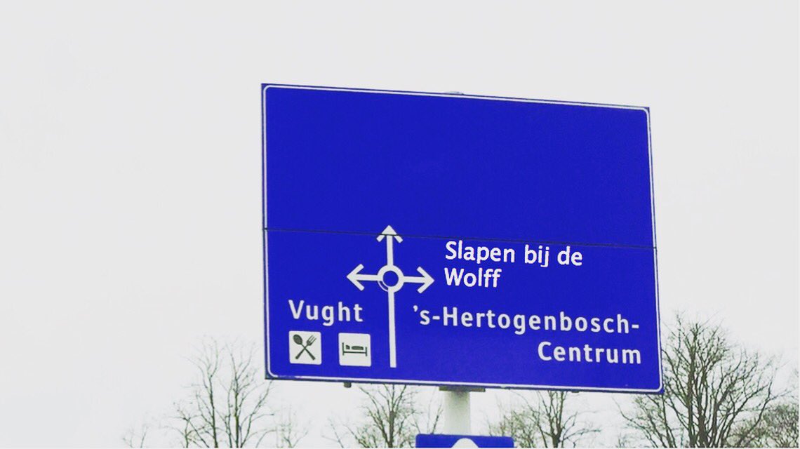 Find your way......! <a href="/bijdeWolff/">Slapen bij de Wolff</a> #weekendtrip #goedidee #komjeook #denbosch