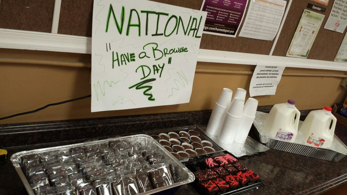 mxg907's tweet photo. #National Have A Brownie Day@HDUppermarlboro8550@crystalburnett@billshuell https://t.co/IShn1nbflx