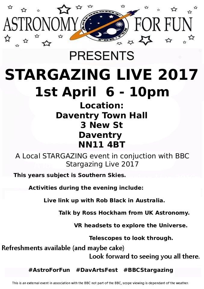 astroforfun's tweet image. Breaking news........1ST APRIL NEW STARGAZING LIVE EVENT . going to be a good one this year..