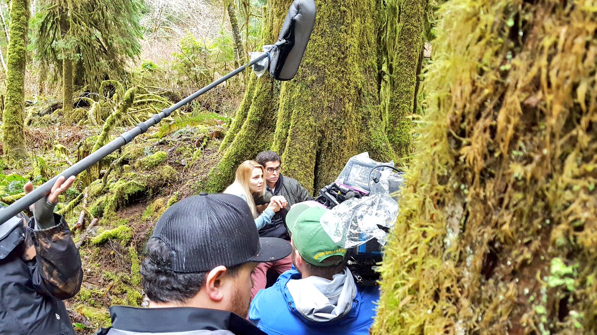 Silver Falls national park is so beautiful! Here's a behind the scenes from yesterday #aHauntingatSilverFalls2