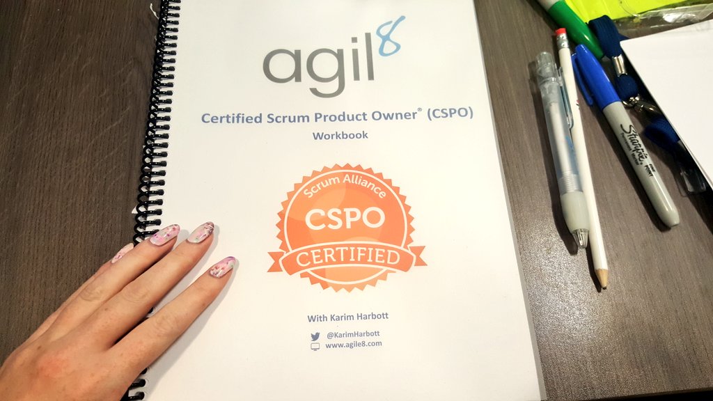 char_bone's tweet image. Brilliant agil8 course by @karimharbott thank you for such an enjoyable and informative 2 days 😊 @agil8er #agile #scrum