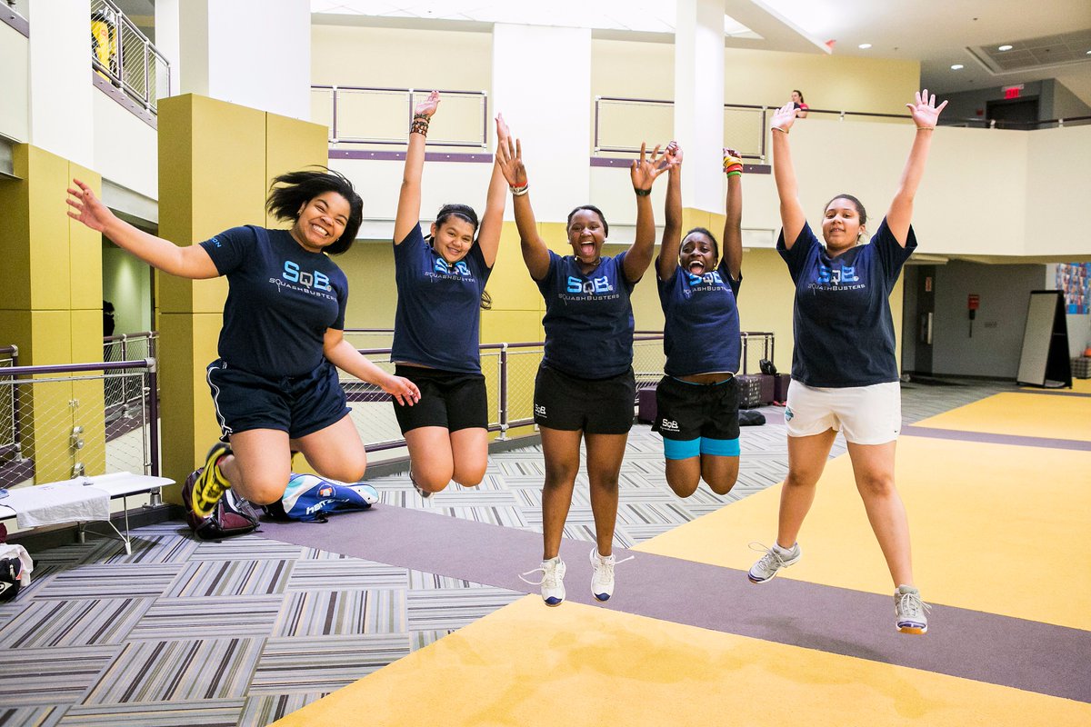 SquashBusters's tweet photo. #SquashBusters Boston: girls practice is still on for today! Open courts from 2:30-5:30pm with some ZUMBA off court. https://t.co/A5HEgSlCz6