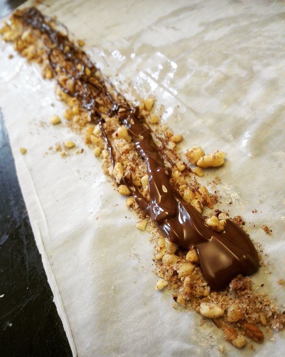 Our signature #Artisan #Nutella #Baklava getting ready for tomorrows <a href="/RAFarmersMkt/">RA Farmers Market</a>! Doesn't it look delicious already??? 😉