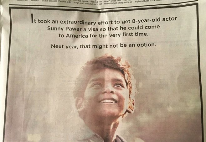 Variety's tweet image. #LionMovie takes on @realDonaldTrump&apos;s immigrant ban bit.ly/2lvEmDO