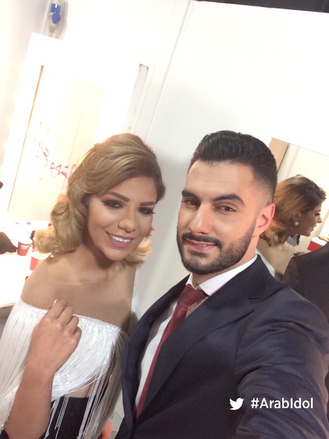 لقطة جديدة من الكواليس #ArabIdol #TwitterMirror