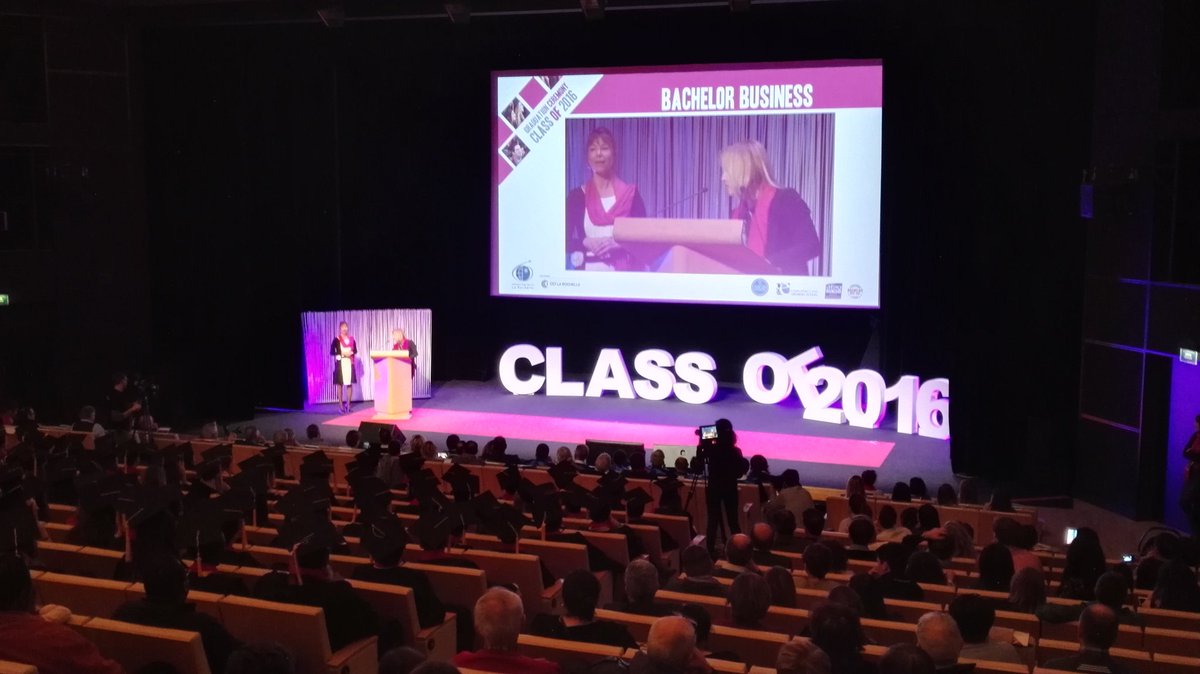 ExceliaGroup's tweet photo. Co-discours des Directrices de programme #BachelorBusiness La Rochelle et Angoulême #GraduationLRBS https://t.co/QE1soP6YrW