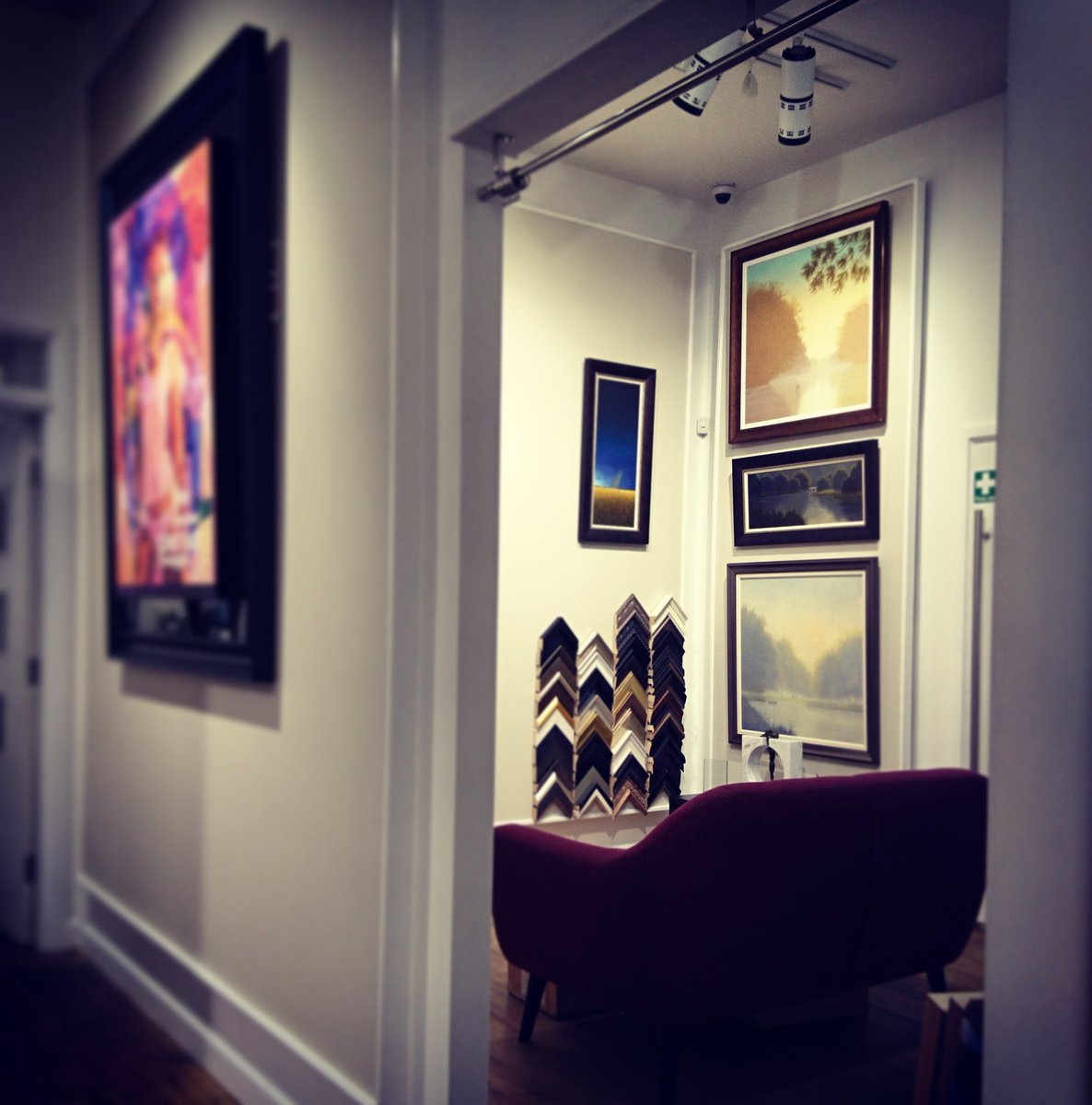 CastleArtNCL's tweet photo. Sneak peek into our beautiful brand new viewing room! #lawrencecoulson #art #gallery https://t.co/uSBtxeeGQS