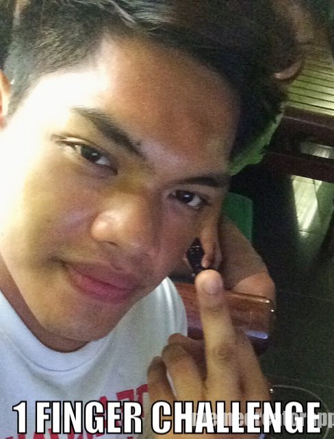 jonahrenzjacob's tweet photo. Pakyu Challenge! 😂😂
#BruskoBros #1FingerChallenge https://t.co/KIQYehZ08D