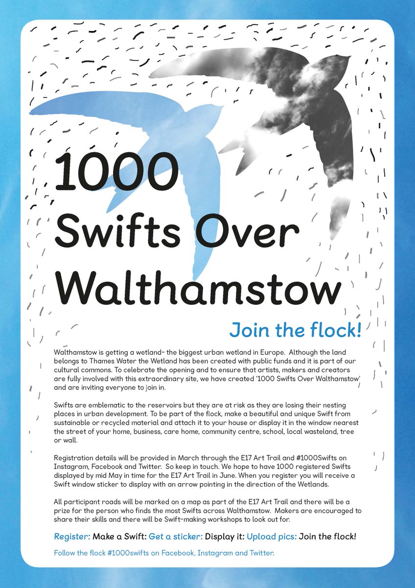 1000swifts's tweet image. Join our flock! #1000swifts More information can be found on our poster...