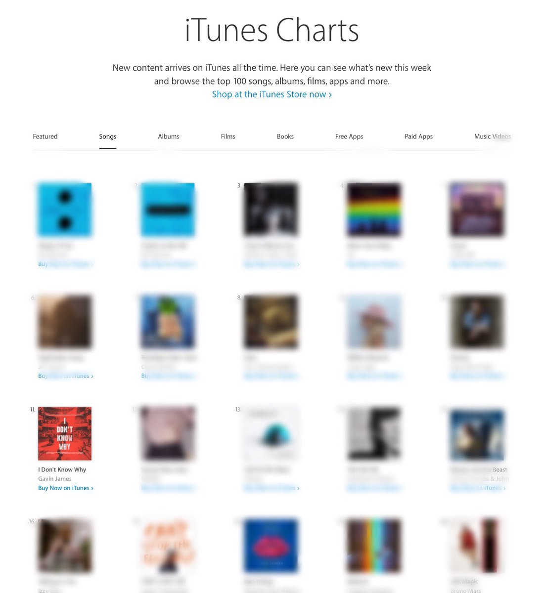 Itunes 100 Chart