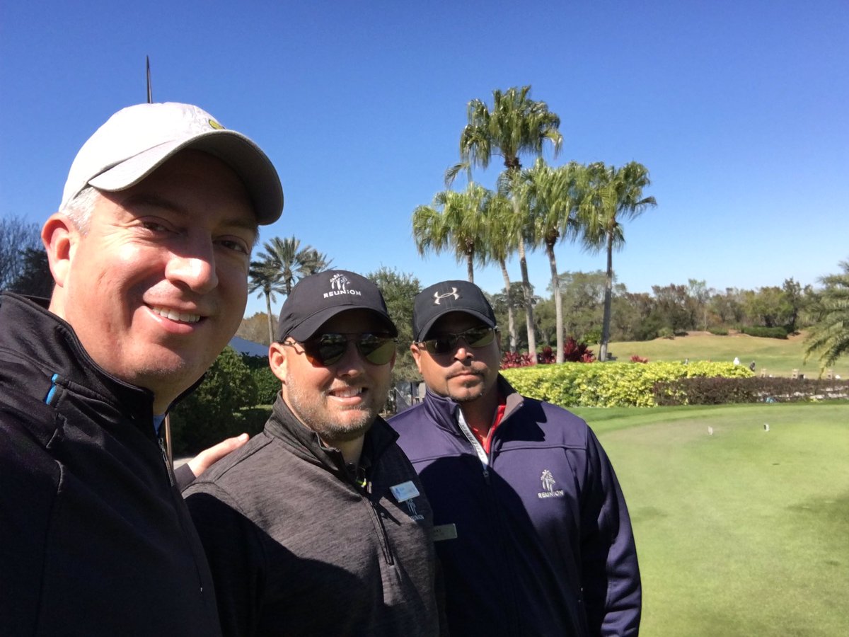 SethAJones's tweet photo. Got to stop by @ReunionResort to see my friends Ron Sharps and Robert Guerra! #GolfdomSummit https://t.co/42yHLaGz2L