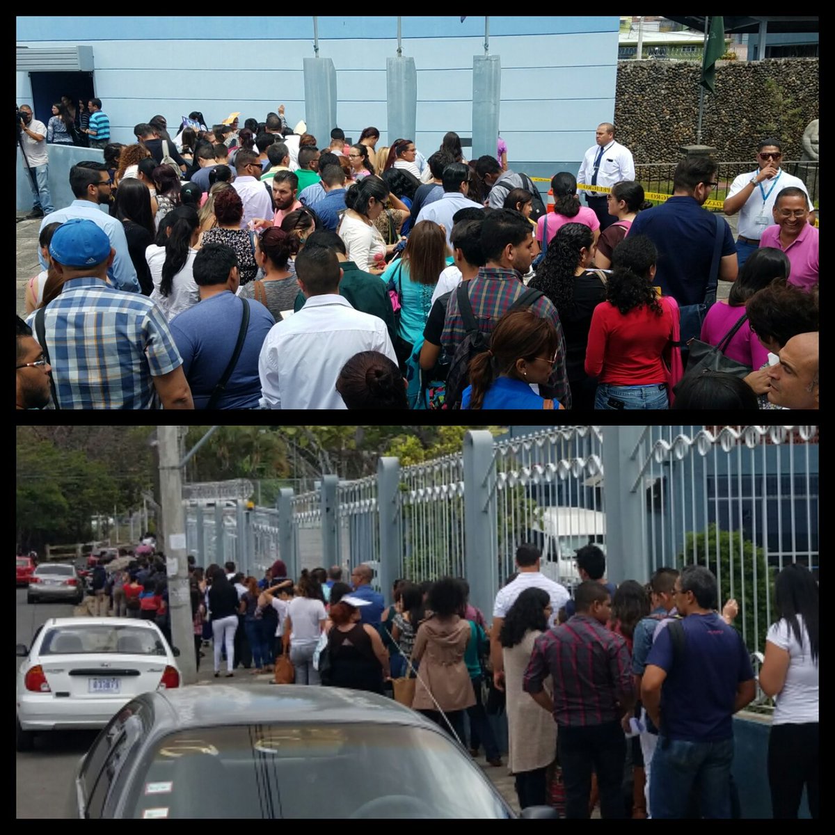 Silvilca's tweet photo. Filas que dan vuelta a la cuadra por los 50 trabajos que ofrece la CCSS en Barrio Luján. Toda la  info por @noticiarepretel y @NC_once . https://t.co/k3pfFmVyOw