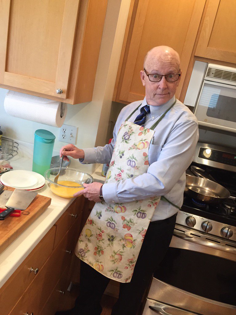 My brother , cooking for family before we head for funeral
