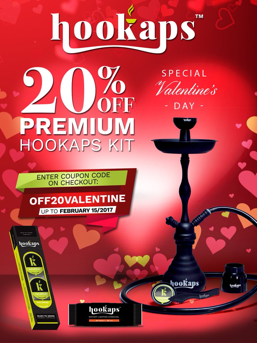 myhookaps's tweet image. Please your partner, friends and yourself by enjoying our unique 20% off on our Ultimate and Premium kit. Visit hookaps.com