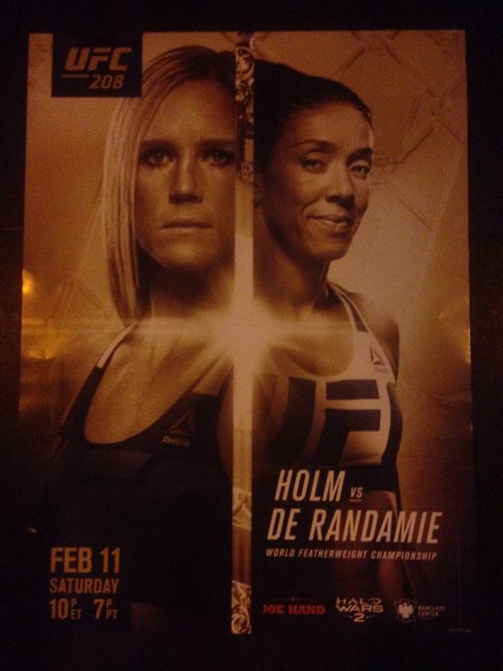 UFC February 11th-- get here early for seating!