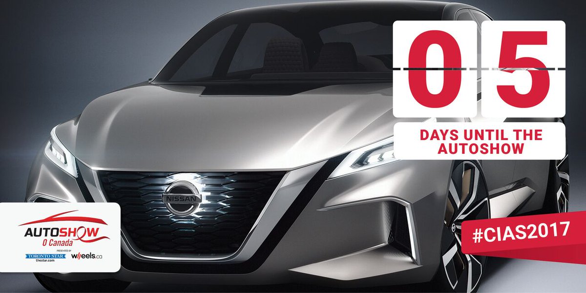 autoshowcanada's tweet photo. Five. Days. Left. 
#CIAS2017
https://t.co/0IbdmkEHzP https://t.co/GPhDkf1NnP