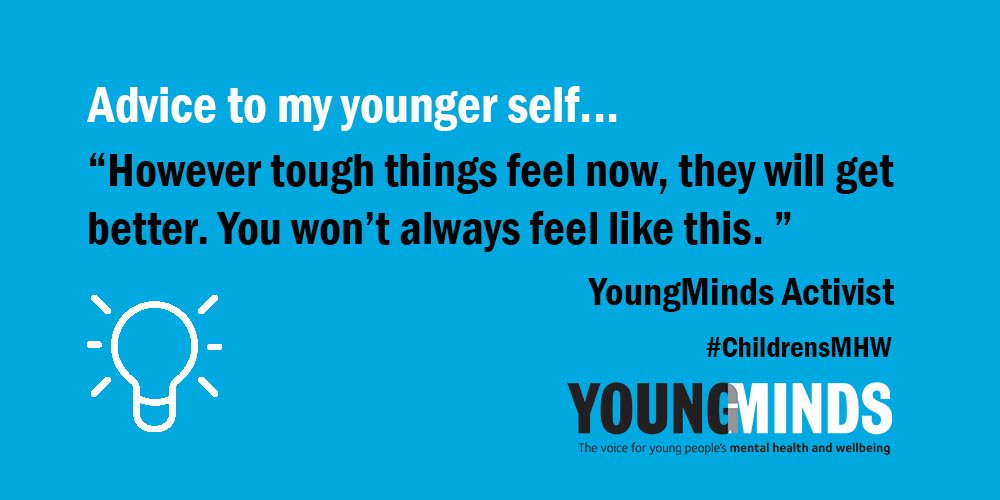 YoungMindsUK's tweet photo. When I was younger I wish I knew... #ChildrensMHW https://t.co/vHNS3QuVHu