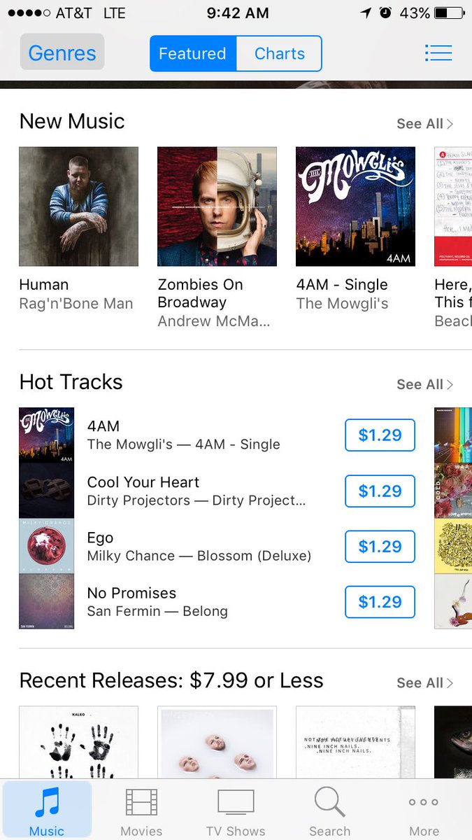 Themowglis's tweet photo. Front page on @iTunes Alternative right now 😘 https://t.co/dkcr6GbEfq