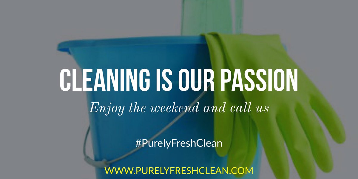 PurelyFreshness's tweet image. Let us handle the cleaning this weekend! Visit: purelyfreshclean.com