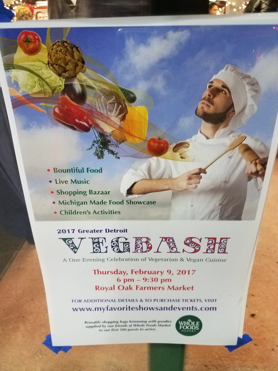 RenaStarr's tweet photo. Such a great time last night at #vegbash in #RoyalOak with @CookingWithQue! https://t.co/1ex9nhY525