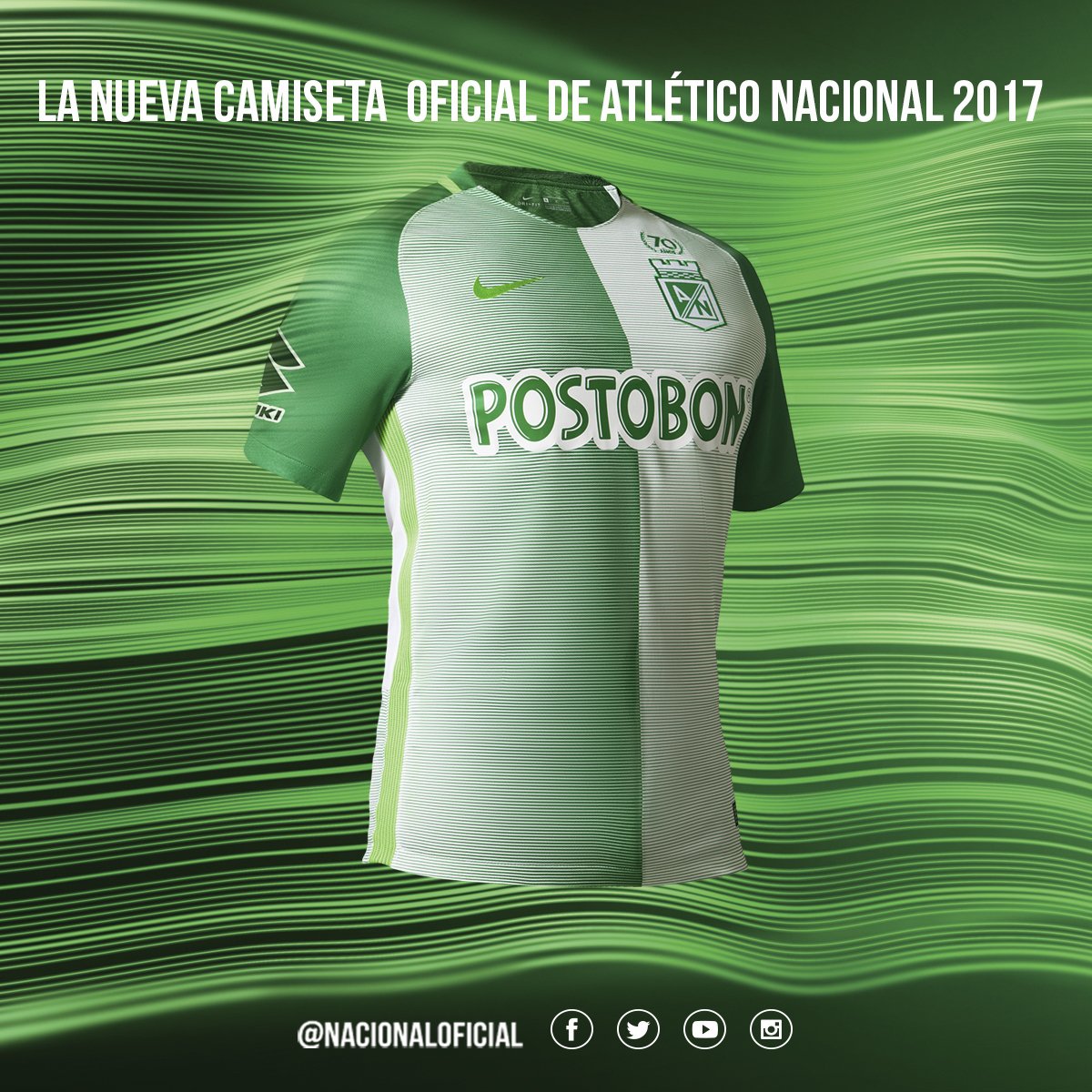 Nacional Mi Pasión on Twitter: "Nueva camiseta Atlético Nacional-. ¿Te https://t.co/F0Vf6sMke2" / Twitter