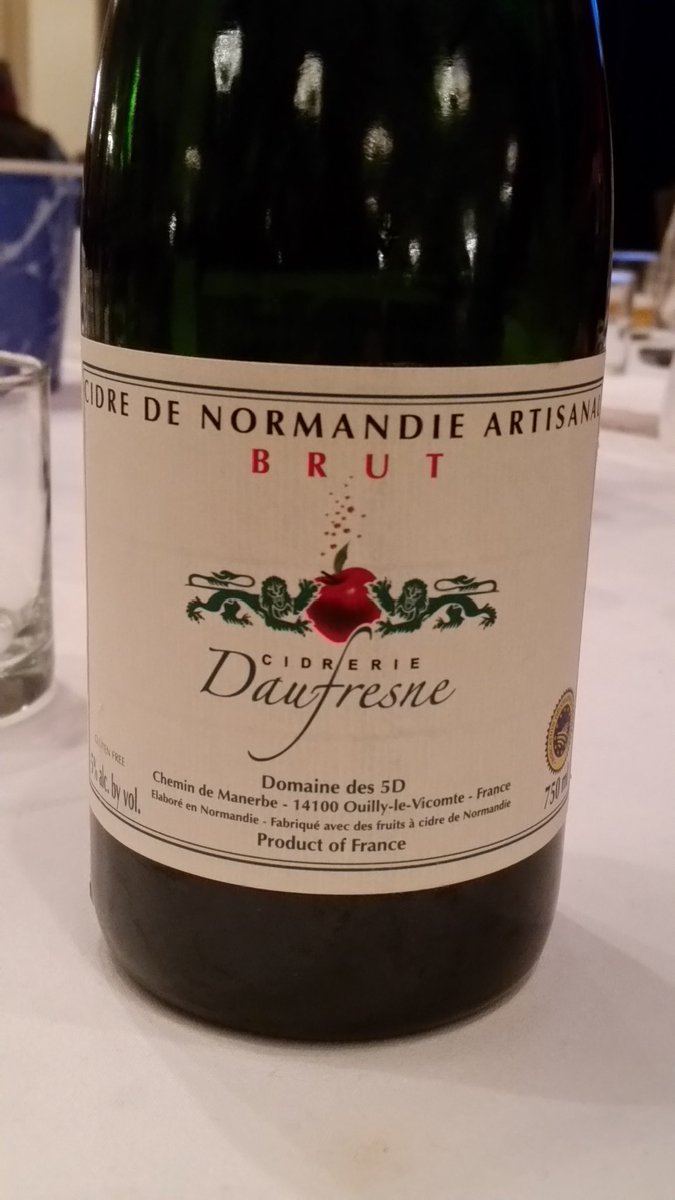 Tasting great French ciders at CiderCon!