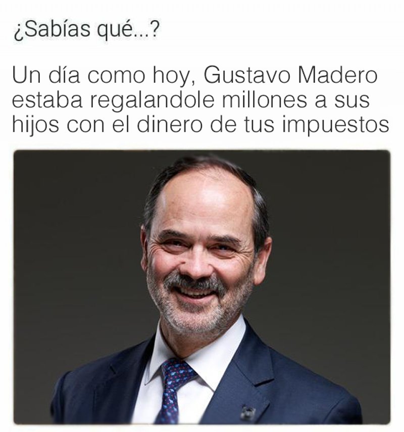 TuttHancel's tweet photo. @GustavoMadero se voló la barda con su nepotismo y corrupción, te cacharon en la movida cínico! #FelizFinde https://t.co/2eaoIPvJ81 https://t.co/yEqeeuMYJS