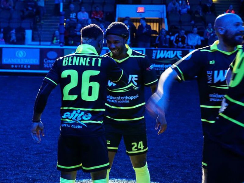 onmilwaukee's tweet photo. Playoff race continues as @MilwaukeeWave battle rival Rampage on Sunday @UWMPantherArena https://t.co/P9ldQnR8Ym https://t.co/Ti7Q2e9csp