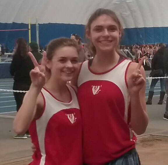 VVSRedDevils's tweet photo. Class B Indoor Track Championship 
Sara Brown - 2nd in LJ
Katja Meyer - Long Jump Champ
Alex Oliver - 5th in 55m
Chris Cable - 55m Champ https://t.co/ifIDe6jeYA