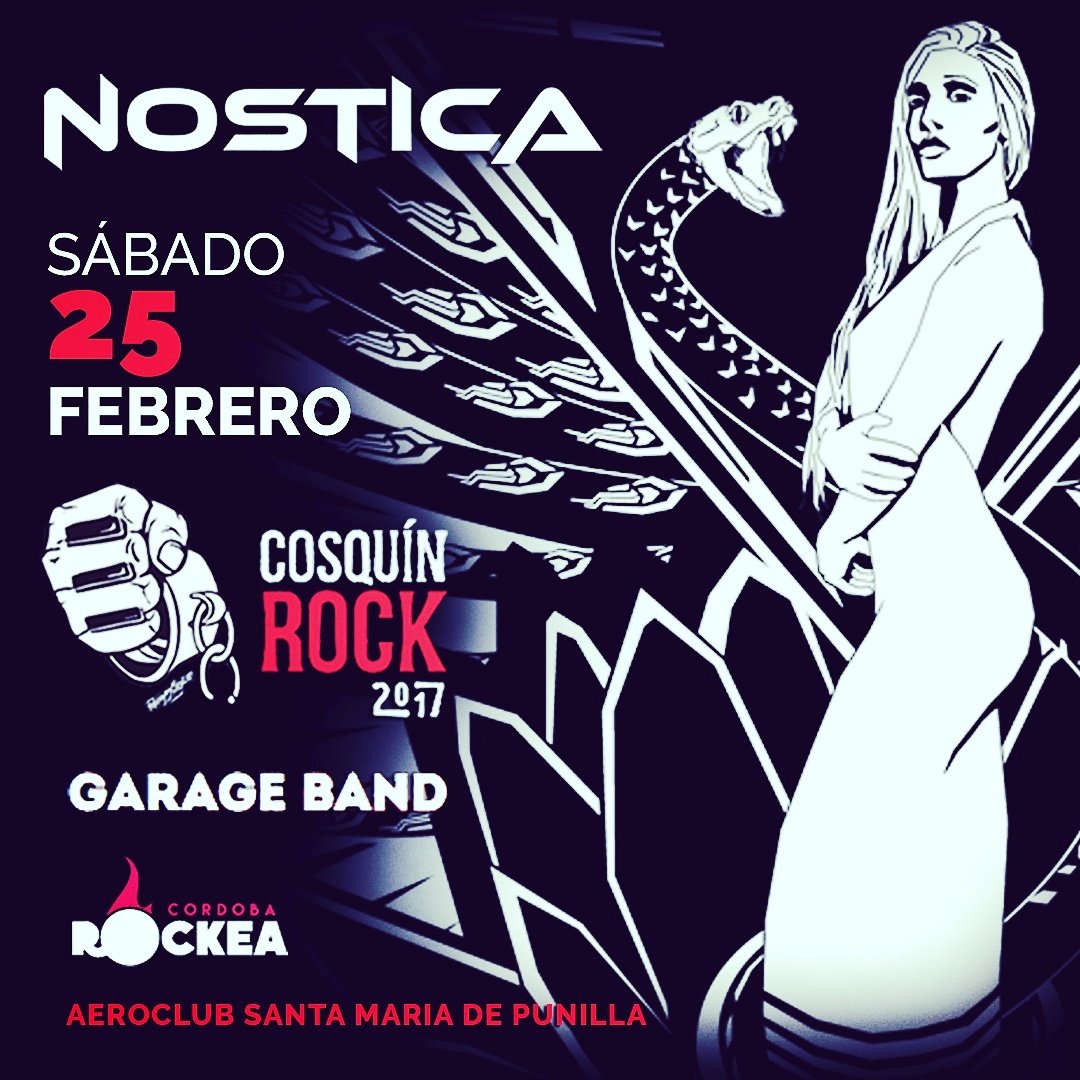 Sábado 25 de febrero en <a href="/Cosquin_Rock/">Cosquín Rock</a>! 🎸 #QuilmesGarage #GarageBand #CordobaRockea