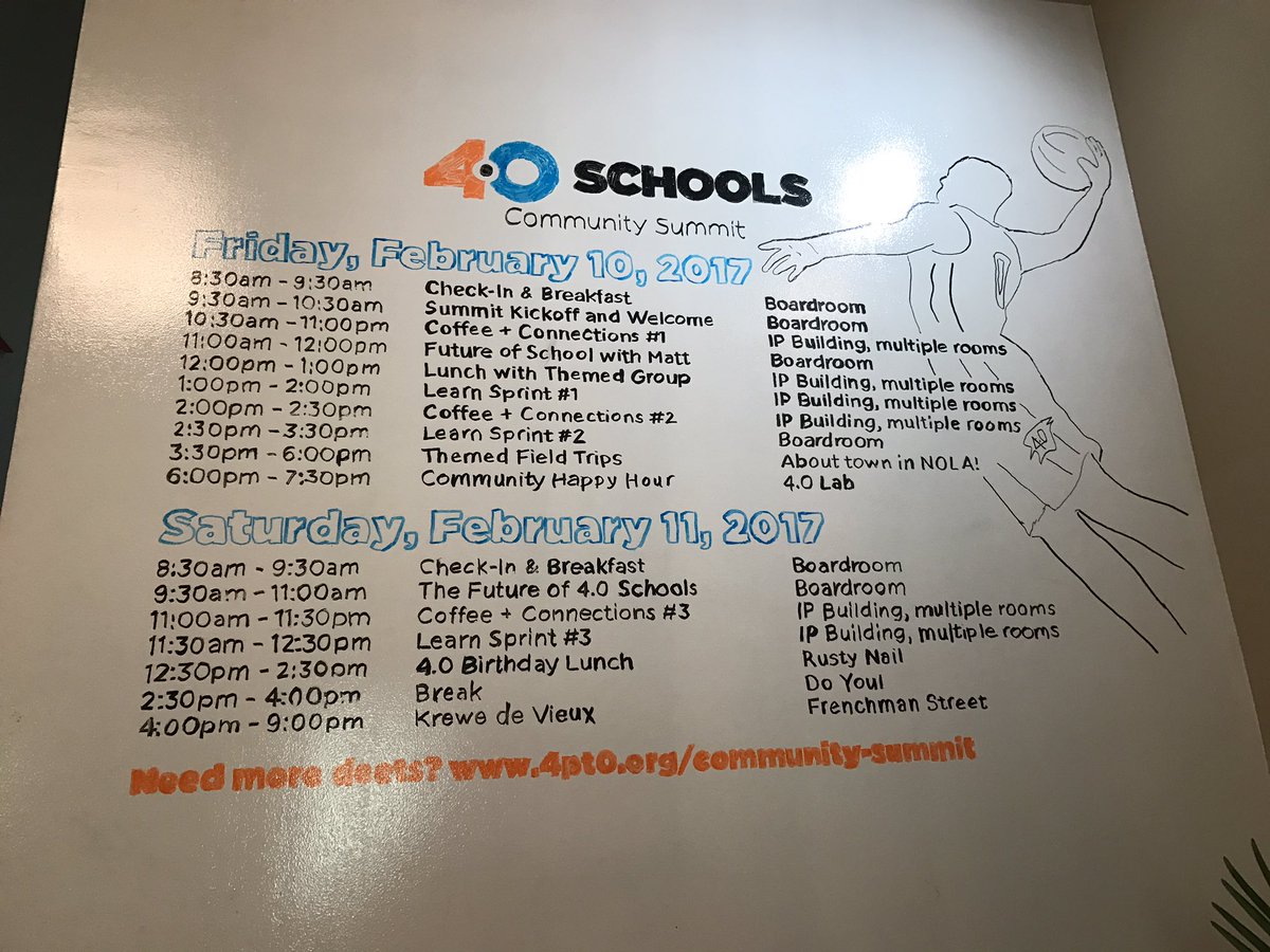 With <a href="/4pt0schools/">4.0</a> for #4pt0Summit creating the #FutureofSchool