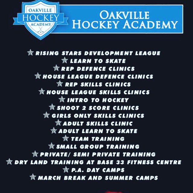 Spring has Sprung at the #oakvillehockeyacademy Hockey Programs are NOW OPEN for Registrations! Visit oakvillehockeyacademy.com to register!