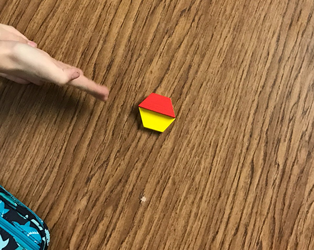 veldhawk's tweet photo. Adding and subtracting fractions Gallery Walk with pattern blocks. Thanks @RobbTrenda for reminding me about this one! #hopdinaclr #hornets https://t.co/UVknTlAU30