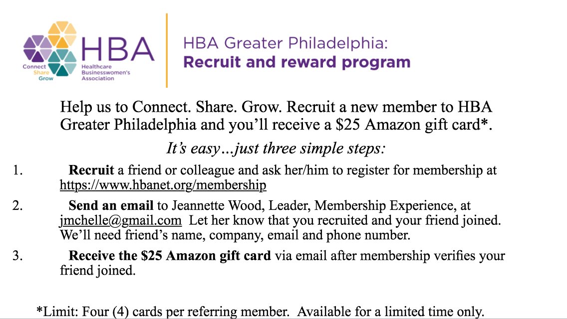 HBAgp members, get a friend involved. Now's the time! They get membership benefits, you get a gift! bit.ly/2kZSSXp #hbaimpact