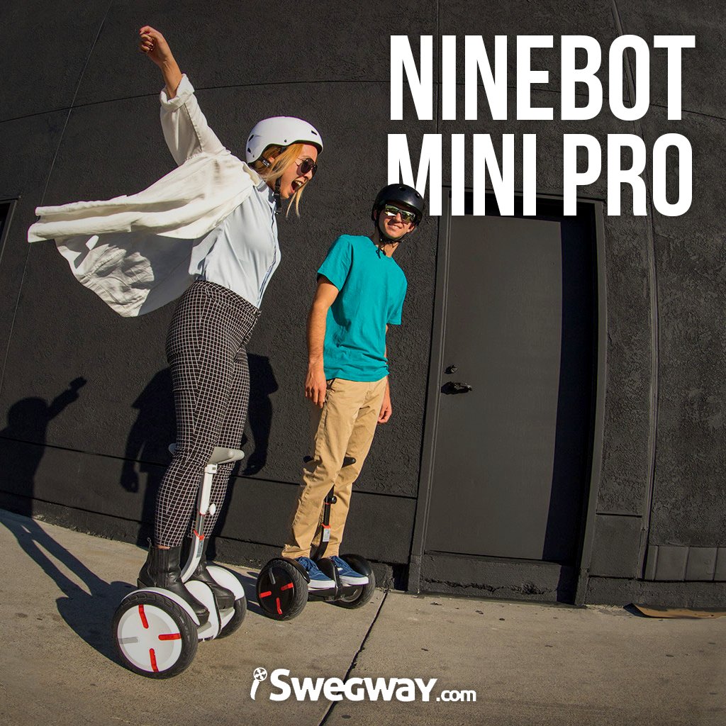 iSwegwayCom's tweet photo. Stand out from the crowd on a Ninebot Mini Pro. Powerful dual motor &amp; a maximum speed up to 18 km/h. Order here: https://t.co/dxXRueY9DL https://t.co/JfpjkYyLDs