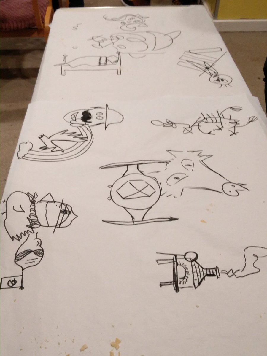 scoutsguidesict's tweet photo. Art was made during dinner. #ScoutsGuidesIO2017 https://t.co/upNd30bdzR