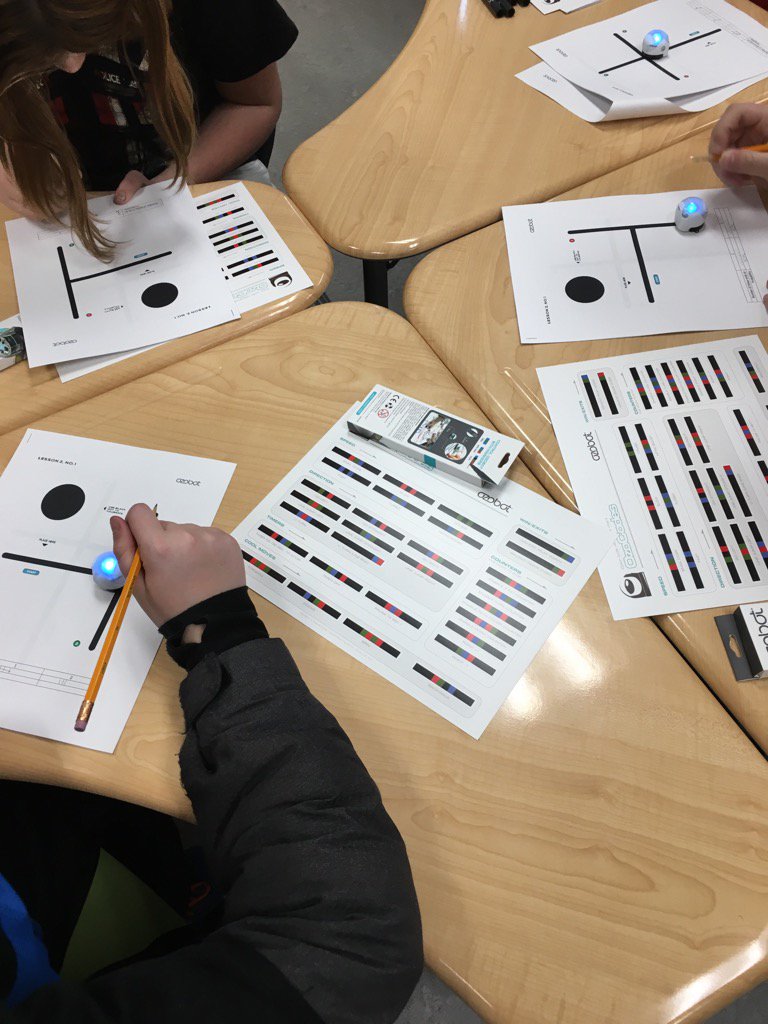 Coding <a href="/RancheView/">RancheView School</a> ! Grade 6 and 7 leaders engaged in their learning!