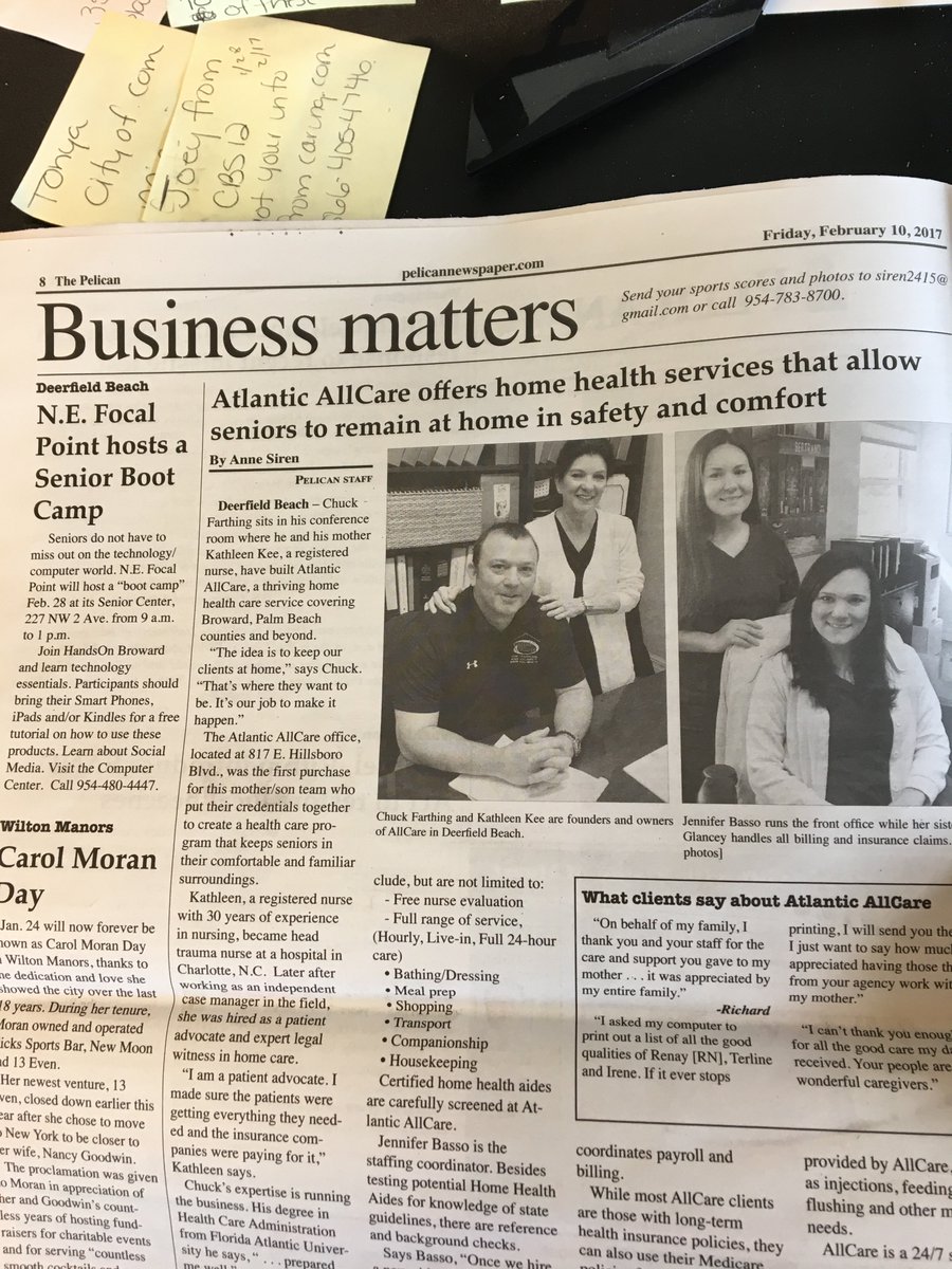 Chuckfarthing's tweet photo. Atlantic AllCare in the newspaper. https://t.co/6iVawI9v4g