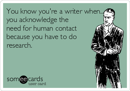 HeyDerekDillon's tweet photo. You Know You're a Writer...   #amwriting https://t.co/qh7LkQBmDB