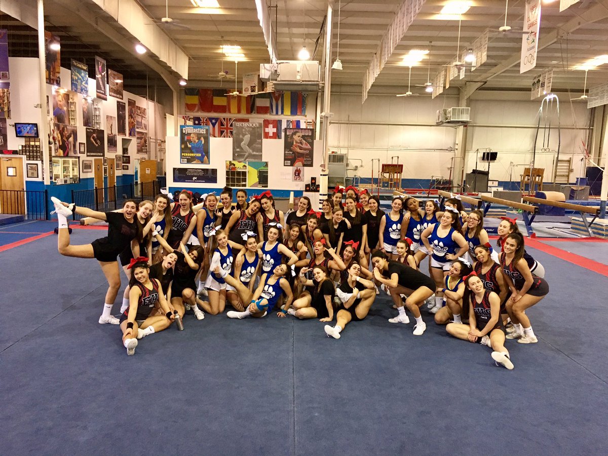HarrisonCheer_'s tweet photo. Positive energy and good vibes at today's practice w/ Eastchester &amp; Maria Regina #NortheastBeasts #WeGotThisLadies #UCANationals https://t.co/gpBYza3elA