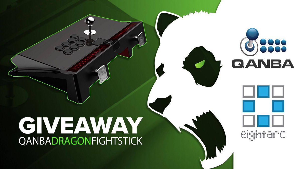 PandaGlobal's tweet photo. Our next giveaway! We teamed up with @eightarc to giveaway the Qanba Dragon Fightstick!

RT and gleam to enter

👉https://t.co/xfXvP6I8mw https://t.co/iX3caxlCkV