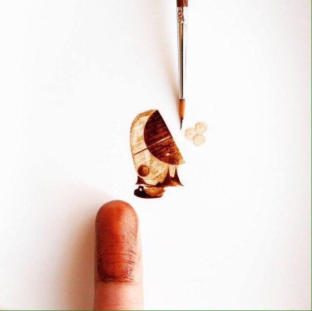thestartforart's tweet photo. Art made from coffee finger prints! ☕️✏️ https://t.co/9u8Mih9CvE