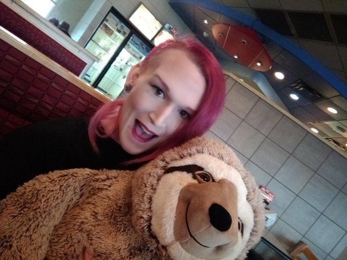 Few things can make me happier than a giant stuffed sloth xD #happy #stuffedsloth #sloanethesloth #trans<a href="/tag/happy"class="tags"><span>#happy</span></a><a href="/tag/transgender"class="tags"><span>#transgender</span></a><a href="/tag/tgirl"class="tags"><span>#tgirl</span></a><a href="/tag/trans"class="tags"><span>#trans</span></a><a href="/tag/mtf"class="tags"><span>#mtf</span></a><a href="/tag/stuffedsloth"class="tags"><span>#stuffedsloth</span></a>