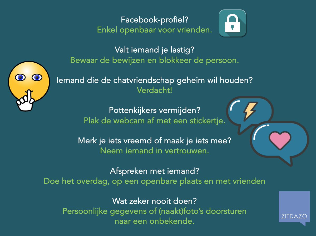 stevengielis's tweet photo. RT = nodig! De politie doet een warme oproep om voorzichtig om te gaan met contacten via Facebook. 7 tips voor ouders. https://t.co/u2AmrsqR2O