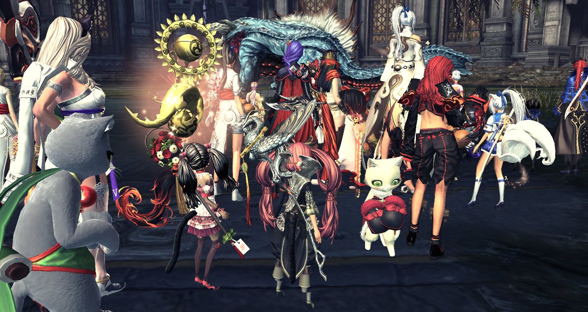CatDearS's tweet photo. new black tower wipe party xD stuck in here until morning I think #bladeandsoul #wipefest https://t.co/HMOnZbSbNE
