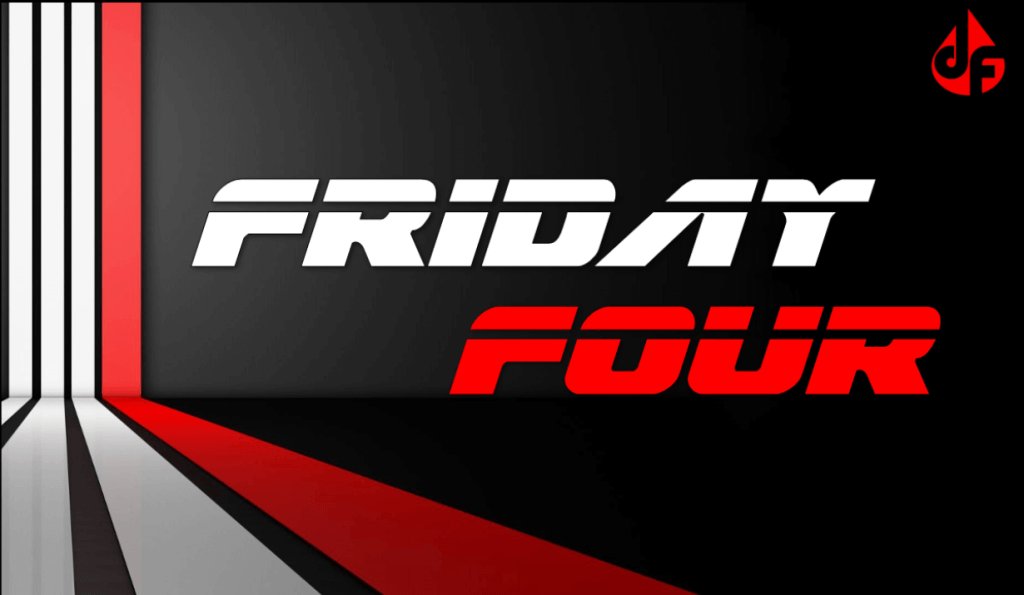 DropFade's tweet image. Friday Four dropfade.com/friday-four-21…