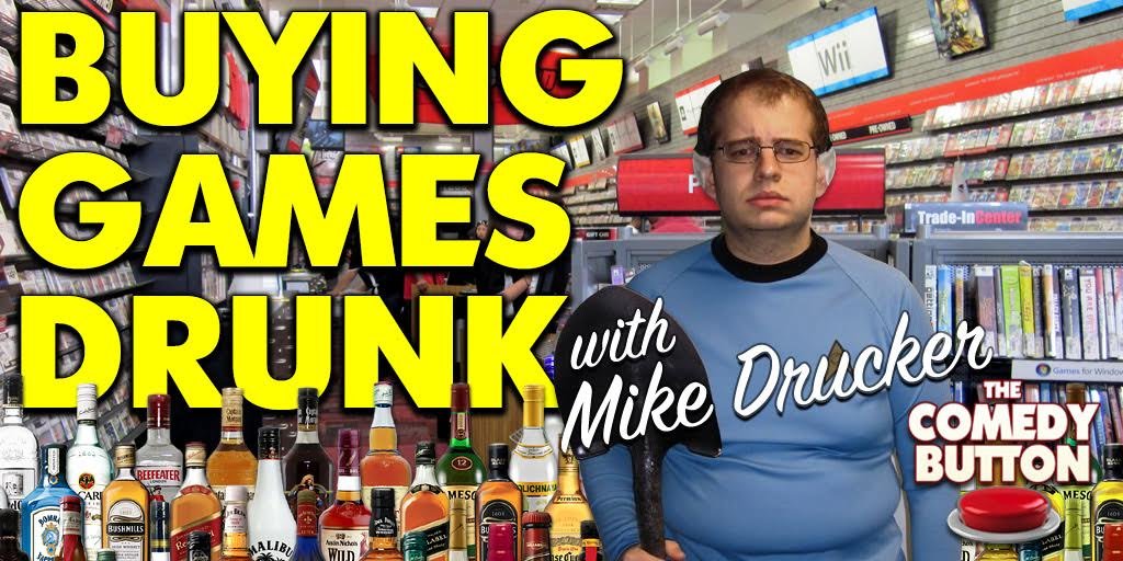 TheComedyButton's tweet image. What's that strange noise? Why, it's our old pal @MikeDrucker! Now, to determine the source of that unusual smell... comedybutton.com/blogs/podcast/…