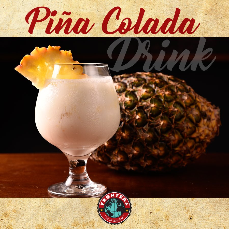 FronteraRest's tweet image. Delicie-se com essa saborosa mistura de rum, leite de coco, leite condensado e abacaxi.

🍹
