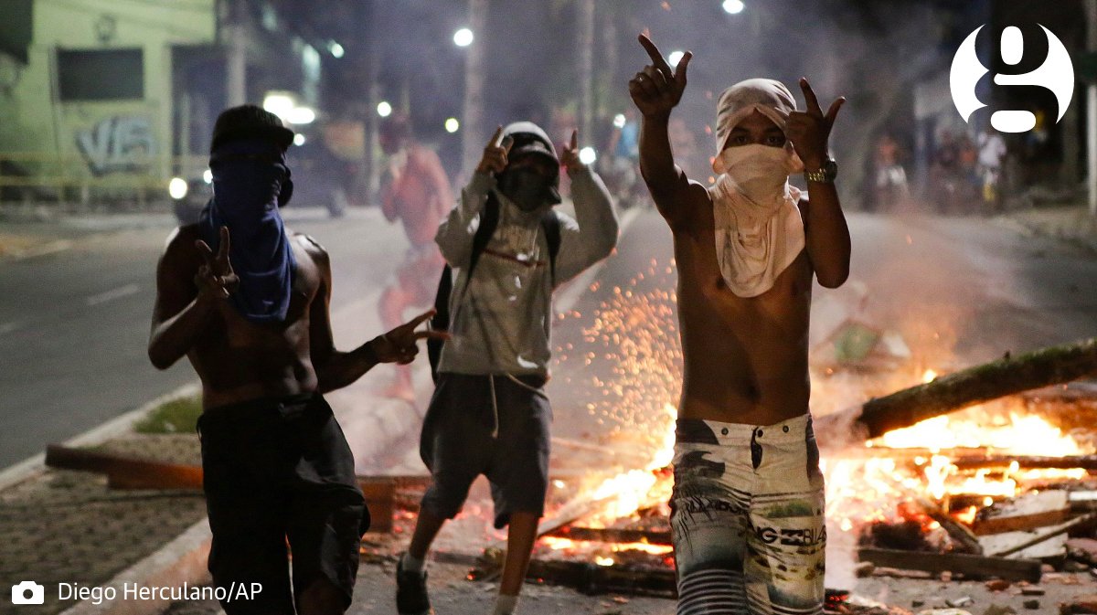 Lawlessness on the streets of Brazil – in pictures trib.al/WzQwjEx