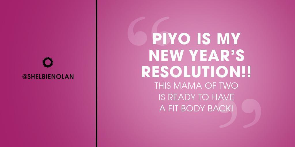 Retweet if your still on track with your New Year's goals thanks to #PiYo!